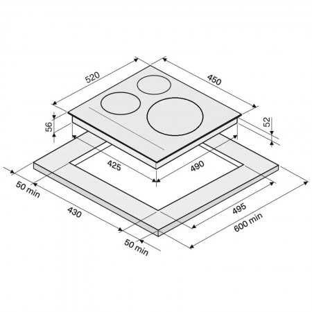 Индукционная панель SIH 540  А-30